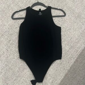 Urban Outfitters, out from under, black textured bodysuit, m/l